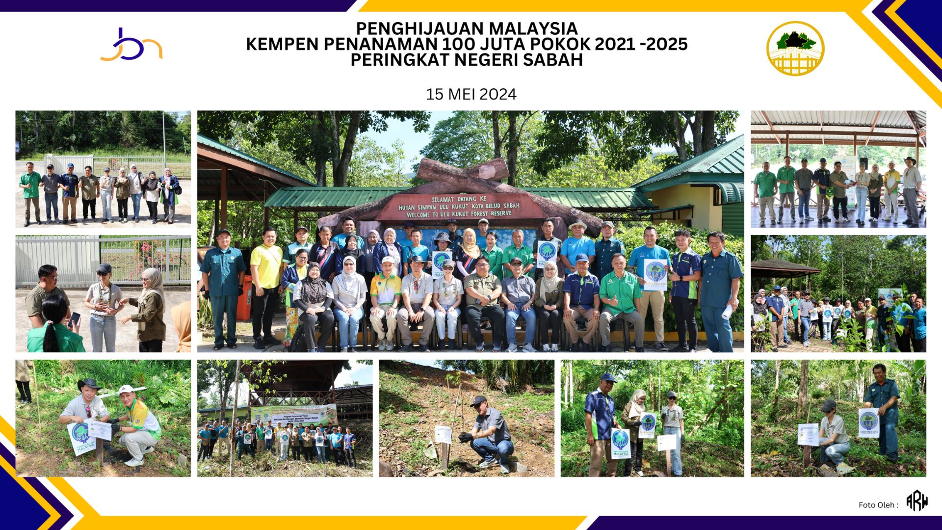Program Penghijauan Malaysia Kempen Penanaman 100 Juta Pokok Peringkat Negeri Sabah